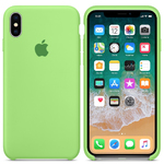 Чехол Silicon case iPhone XR, зеленый