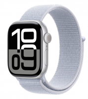 Смарт-часы Apple Watch Series 10 GPS 42 мм корпус из алюминия Silver ремешок Sport Loop Blue Cloud