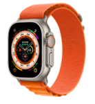 Часы Apple Watch Ultra 49mm Titanium, Orange Alpine Loop S