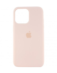 Чехол Silicone Cover iPhone 14 Pro мелово-розовый