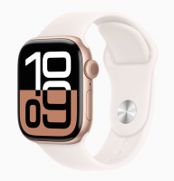 Смарт-часы Apple Watch Series 10 GPS 42 мм M/L корпус из алюминия Rose Gold ремешок Light Blush