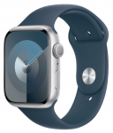Смарт-часы Apple Watch Series 9 GPS 45мм S/M корпус из алюминия Silver