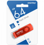 USB-флешка Smartbuy 64GB Twist 3.0 красный