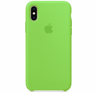 Чехол Silicon case iPhone XS, зеленый