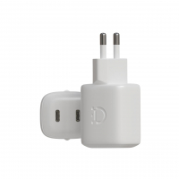 Сетевое зарядное устройство AceCase 45w AceCharge Duo Type-C 2x White