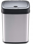 Ведро Xiaomi Ninestars Stainless steel Sensor Trash Can 12л(DZT-12-5), Silver