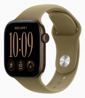 Смарт-часы Apple Watch Series 12 GPS 46 мм M/L корпус из алюминия Dark Bronze ремешок Olive