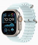 Смарт-часы Apple Watch Ultra 2 (2024) 49mm Titanium, Ocean Band Ice Blue