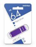 USB флешка Smartbuy 64GB Quartz фиолетовый