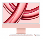 Apple iMac 24" Retina 4,5K, (M3 8 CPU, 10 GPU), 8 ГБ, 512 ГБ SSD, розовый (MQRU3)