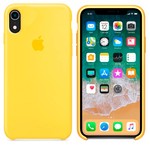 Чехол Silicon case iPhone XR, желтый
