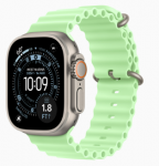 Смарт-часы Apple Watch Ultra 3 49mm Titanium, Ocean Band Neon Green