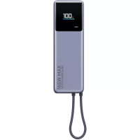 Внешний аккумулятор со встроенным кабелем Xiaomi 165W Power Bank 10000mAh Gray (BHR9361GL)