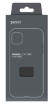 Клип-кейс PERO LIQUID SILICONE для Samsung S21 черный