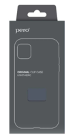 Клип-кейс PERO софт-тач для Samsung A22s синий