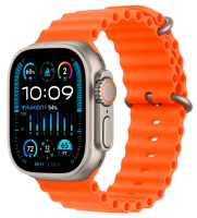 Смарт-часы Apple Watch Ultra 2 49mm Titanium, Ocean Band Orange