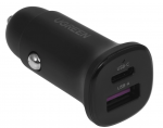 АЗУ UGREEN EC305 USB-C+USB-A 30W Fast Car Charger Black
