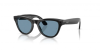 Умные очки Ray-Ban SKYLER RW4010 Shiny Black / Transitions Cerulean Blue размер 52(М)