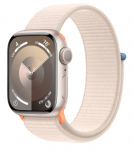 Смарт-часы Apple Watch Series 9 GPS 45мм корпус из алюминия Starlight + ремешок Sport Loop Starlight