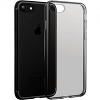 Силиконовый прозрачный чехол iPhone 7 Plus/iPhone 8 Plus, черный