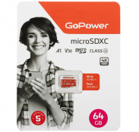 Карта памяти MicroSD GoPower 64GB