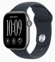 Смарт-часы Apple Watch Series 12 GPS 46 мм M/L корпус из алюминия Space Gray ремешок Navy Blue