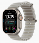 Смарт-часы Apple Watch Ultra 4 49mm Titanium, Ocean Band Translucent Gray