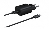 Сетевое зарядное устройство Samsung 25W + кабель Black