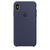 Чехол Silicon case iPhone XS Max, темно-синий