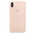 Чехол Silicon case iPhone XS Max, розовый песок