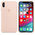 Чехол Silicon case iPhone XS Max, розовый песок