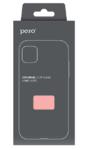 Клип-кейс PERO LIQUID SILICONE для Samsung S21 коралловый
