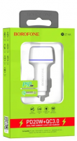 АЗУ BOROFONE BZ14A  PD20W+QC 3.0, белый