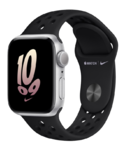 Часы Apple Watch Nike SE 2 GPS 40мм корпус из алюминия серебро + ремешок Черный