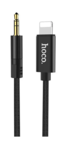 Аудиосоеденитель Hoco UPA18 AUX Apple (lightning) - 3,5, 1м черный