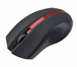 Мышь Perfero Bluetooth "VERTEX", черная/красная