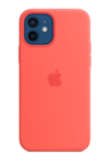 Чехол Silicon case iPhone 12 mini, розовый цитрус
