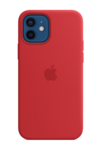 Силиконовый чехол MagSafe для iPhone 12 mini, красный