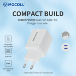 СЗУ Mocoll 35W Dual Mini Fast Charge Type-C 