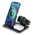 Беспроводная зарядка HOCO CW33 3 в 1 для смартфонов, смарт-часов, AirPods, черное