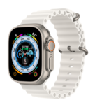 Часы Apple Watch Ultra 49mm Titanium, White Ocean Band 