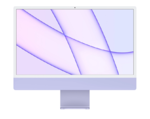 Apple iMac 24" Retina 4,5K, (M1 8C CPU, 8C GPU), 8 ГБ, 256 ГБ SSD, фиолетовый (Z130)