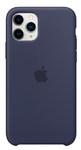 Чехол Silicon case iPhone 11 Pro Max, тёмно-синий