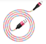 Кабель USB Hoco U85 Apple, светящийся, 1м