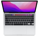 Apple MacBook Pro 13 (2022), Apple M2 8-Core CPU, 10-Core GPU, 8ГБ, 512ГБ SSD, серебристый  MNEQ3