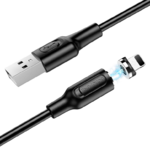 Кабель USB-Lightning Borofone X41 Magnetic, Black
