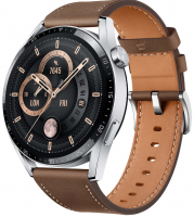 Смарт-часы HUAWEI GT 3 StainlessSteel / Brown Leather JPT-B29