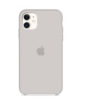 Чехол Silicon case iPhone 11, светло-серый