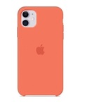 Чехол Silicon case iPhone 11, оранжевый