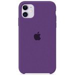 Чехол Silicon case iPhone 11, фиолетовый